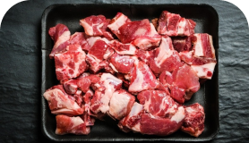 Sheep Bone-in Cubes