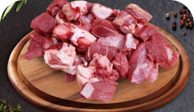 Lamb bone-in cubes